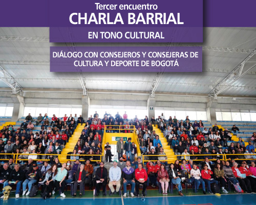 Diálogo con consejeros y consejeras de Cultura y Deporte de Bogotá