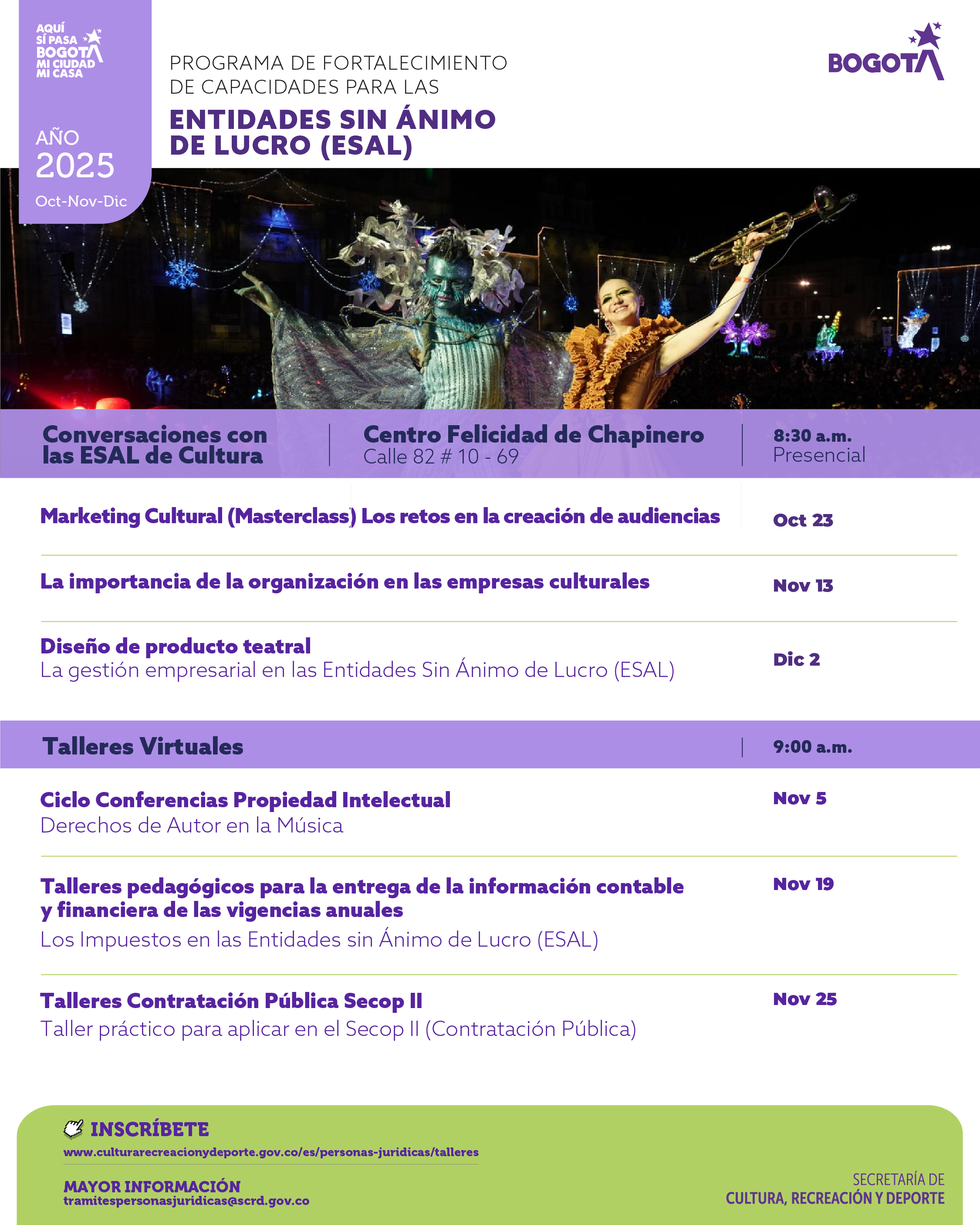 ESALES Calendario 2025