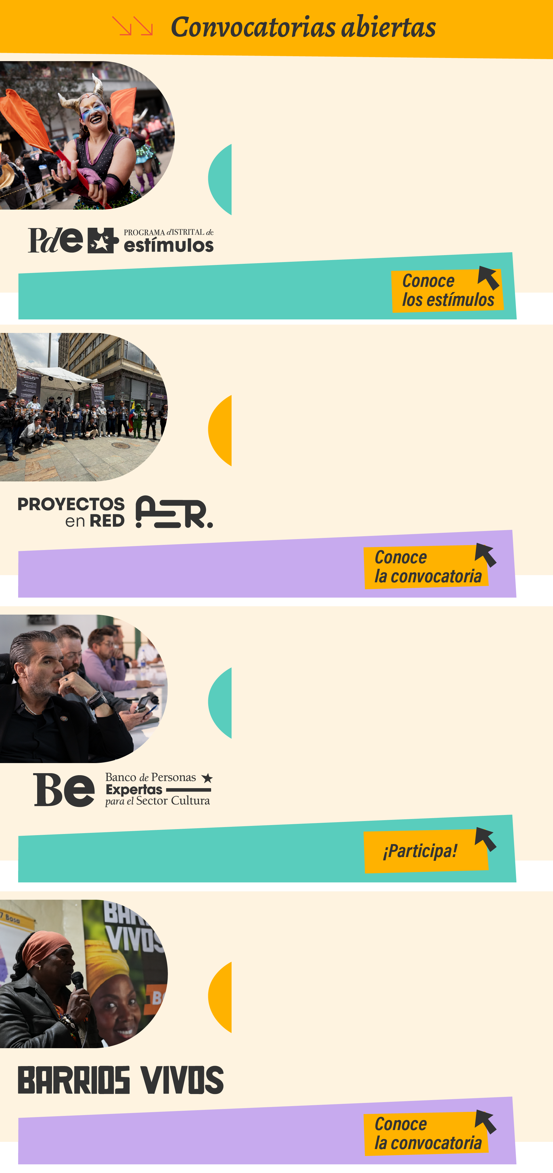 Convocatorias abiertas