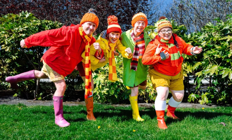 Indepen-dance: 'Four go wild in Wellies'