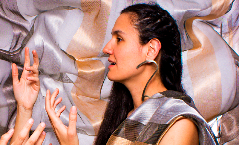 Mujer de la agrupación Añez