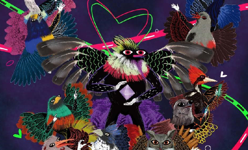 Ilustración de diversos animales