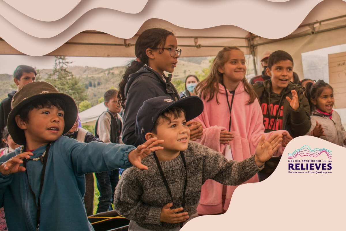 biorecorrido con niños, niñas y adolescentes por el Parque Arqueológico y del Patrimonio Cultural de Usme