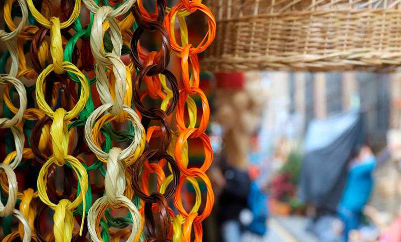 Artesanía en primer plano