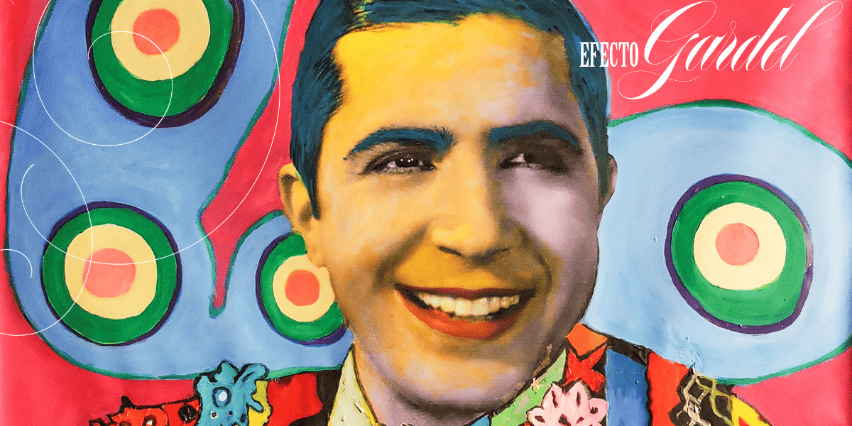 Fotografía artística de Gardel