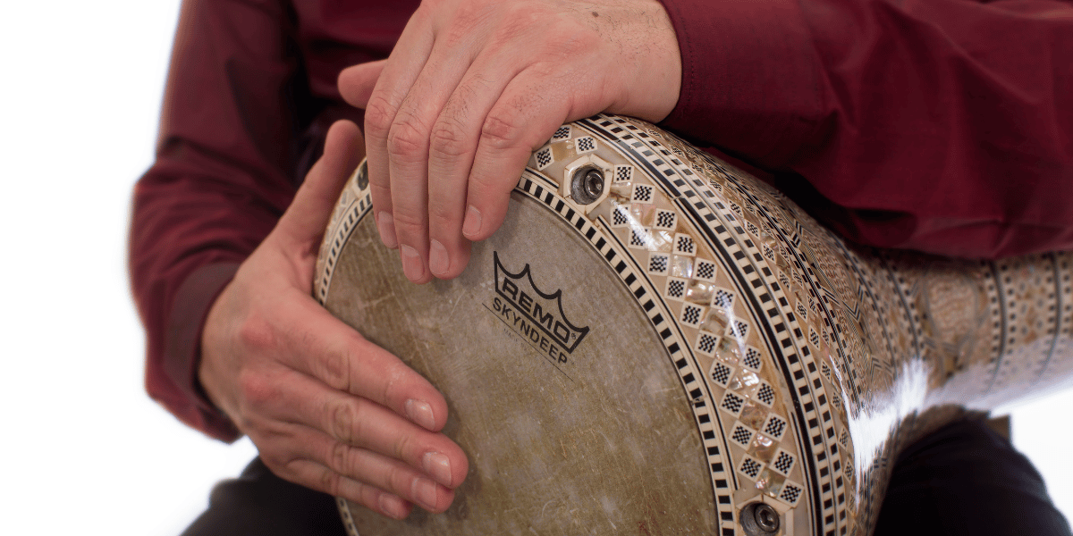 Fotografía de un instrumento de percusión