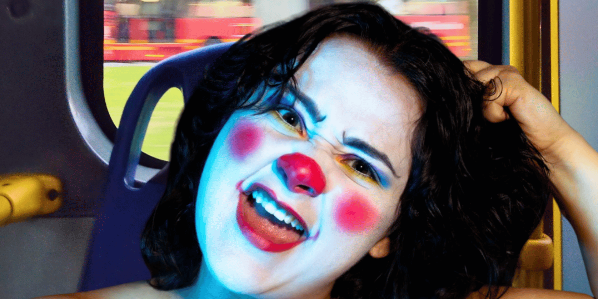 Cara de una persona de clown