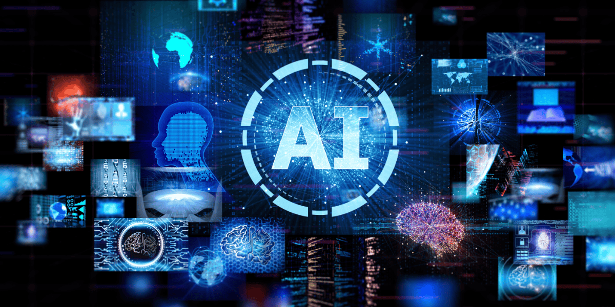 Gráfico en tipo código de inteligencia artificial