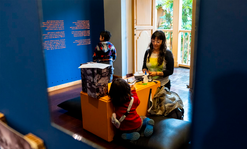 Bogotá futura: Taller de frottage para niñas y niños