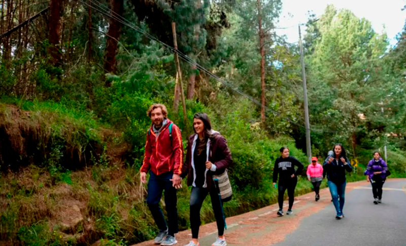 Caminata ambiental en Usaquén