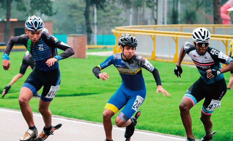 Ciclistas en una carrera