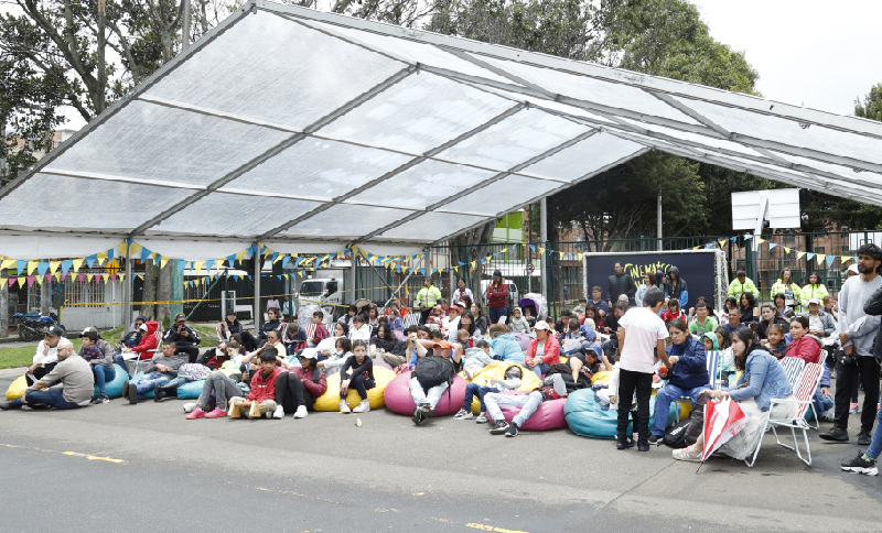 Familias en cinemateca al parque