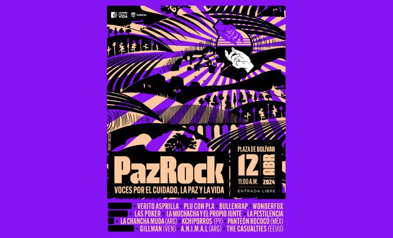Flayer concierto PazRock