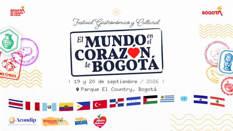 imagen con invitación a festival cultural y gastronómico