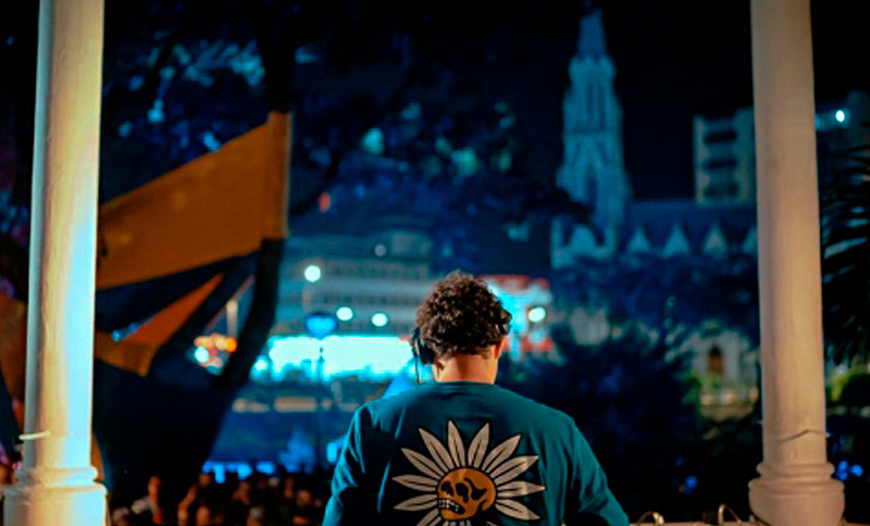 Dj en un espectáculo
