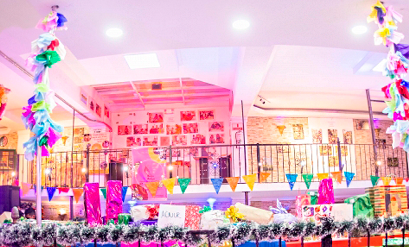 Escenario de velitas