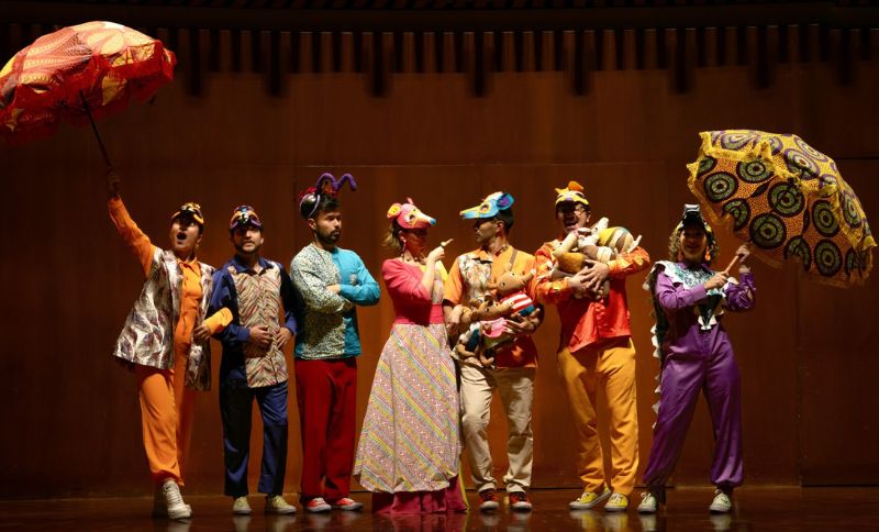 Personajes en escena