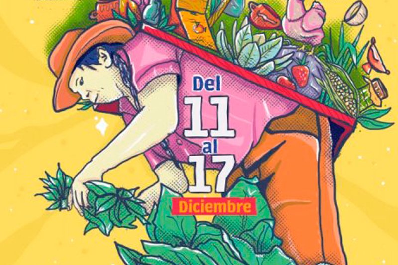 Ilustración de persona campesina 