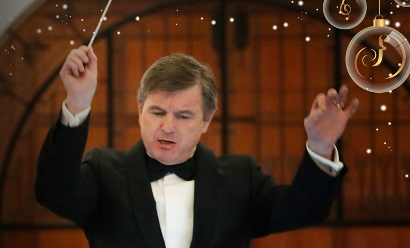 Director de orquesta filarmónica Joachim Gustafsson.