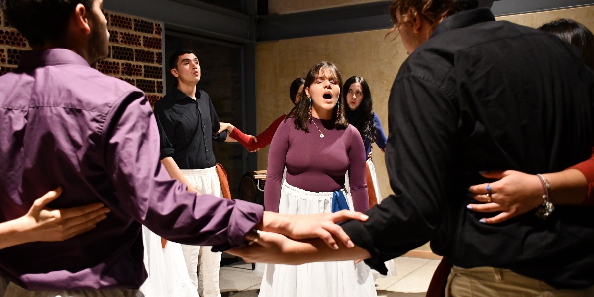 Foto del ensamble vocal coroncoro.