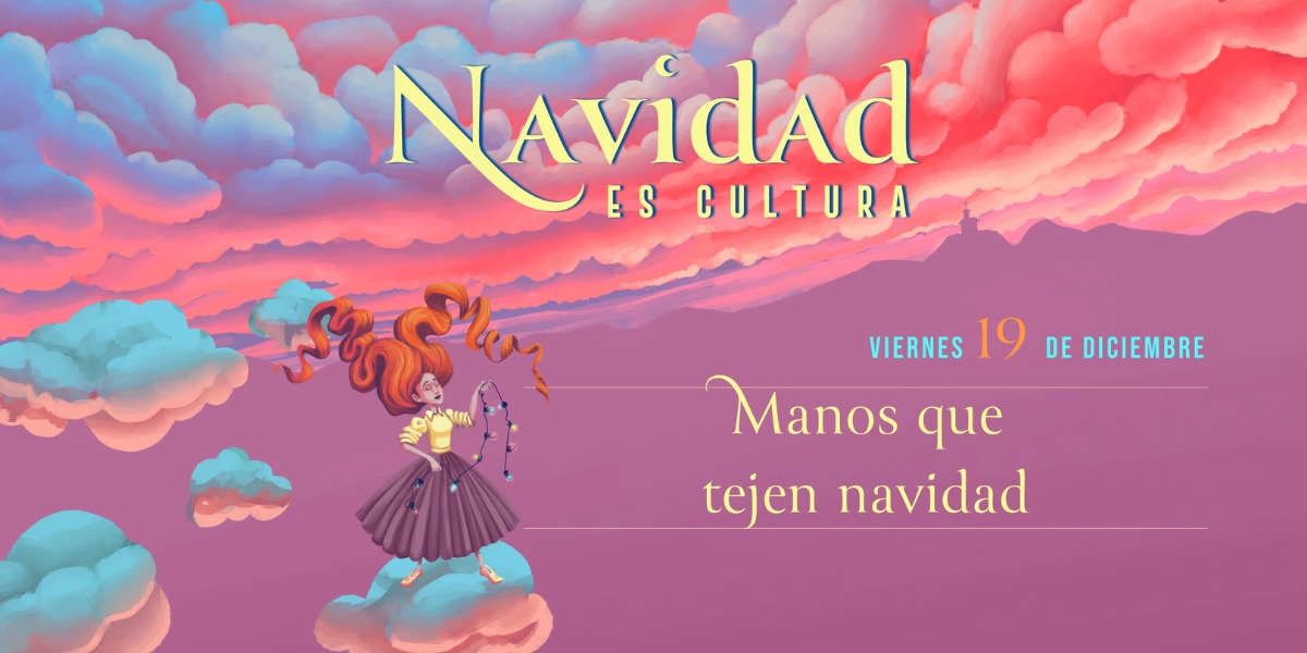 Afiche manos que tejen.