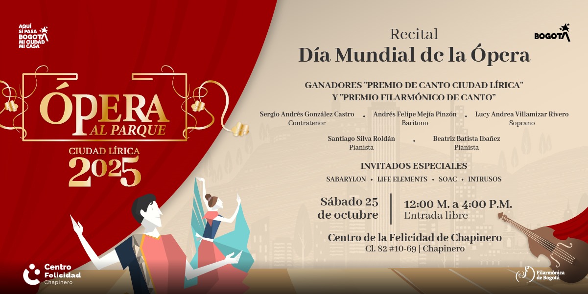 Afiche día mundial de la ópera