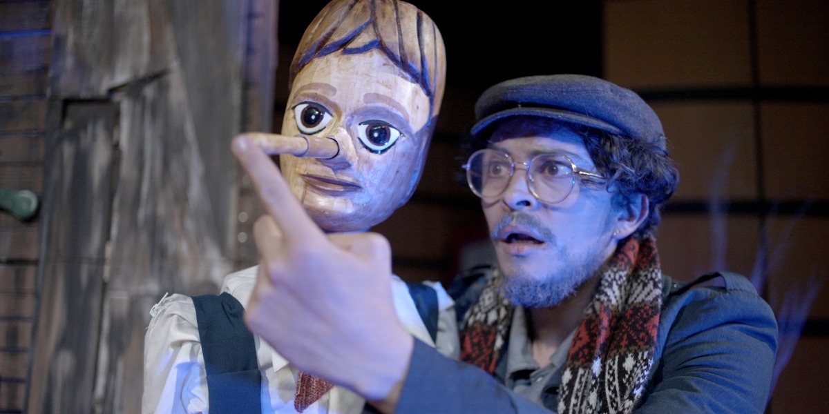 Escena de la obra Pinocho.