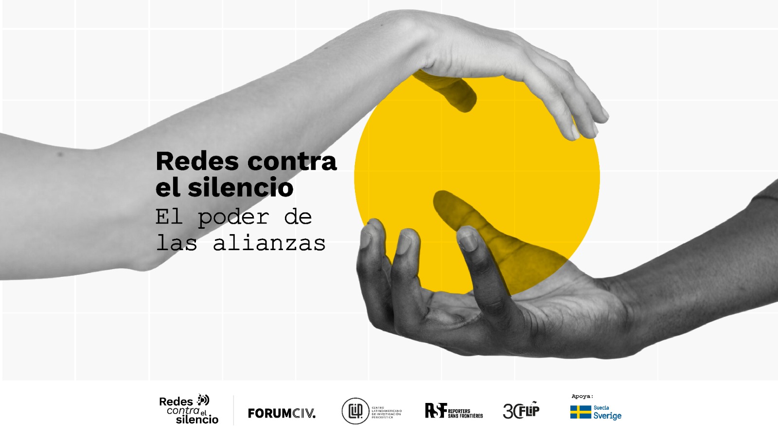 Afiche de redes contra el silencio.