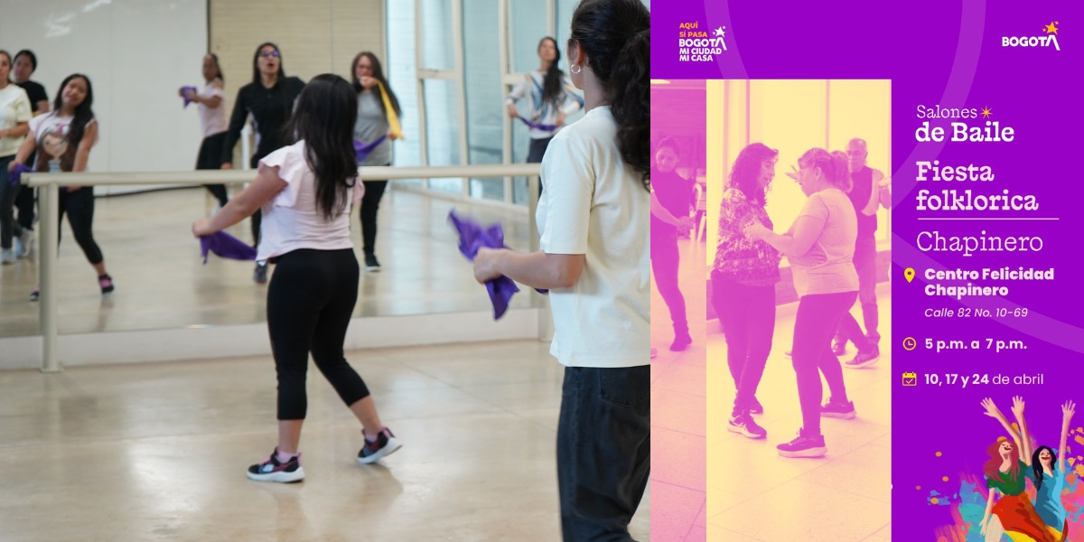 Afiche salones de baile.