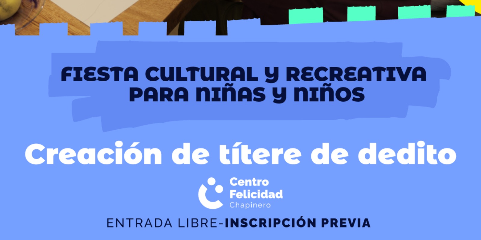 Afiche títeres de dedito.