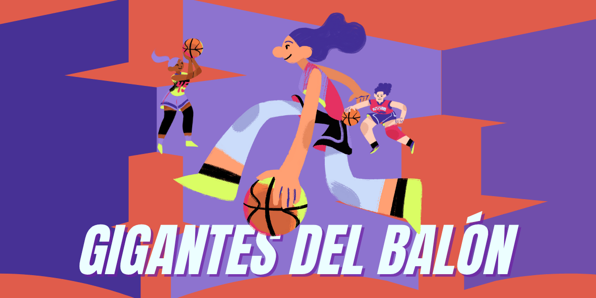 Poster de Gigantes del balón, ilustración deportiva