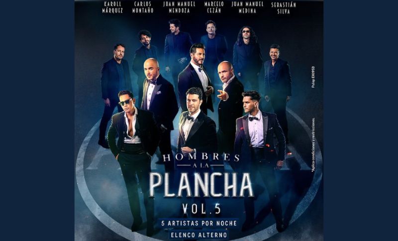 Flayer Hombres a la plancha
