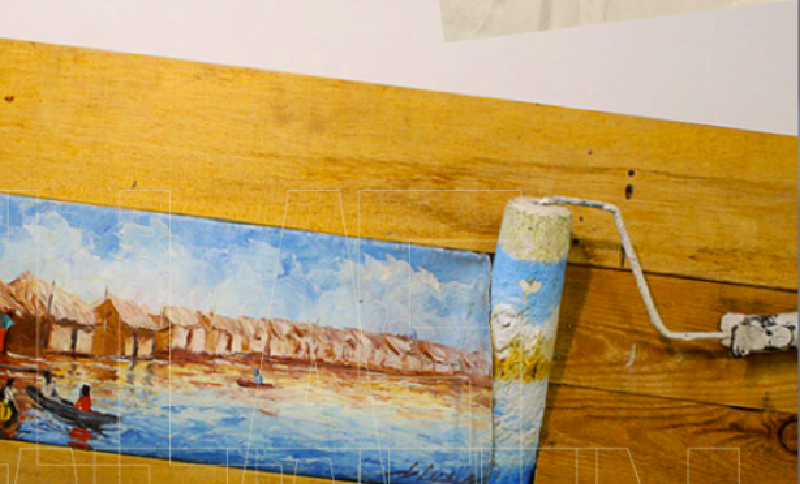 Pintura y rodillo