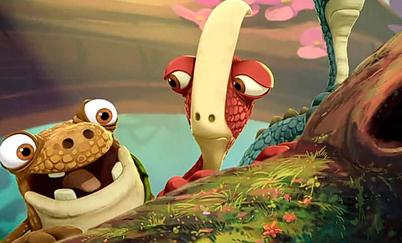 Ilustración de dinosaurios