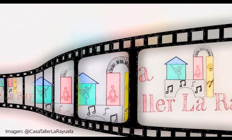 Ilustración de cinta cinematográfica