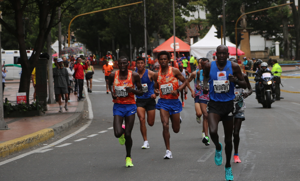 personas corriendo una maratón
