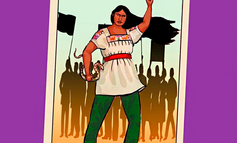 Ilustración de una mujer