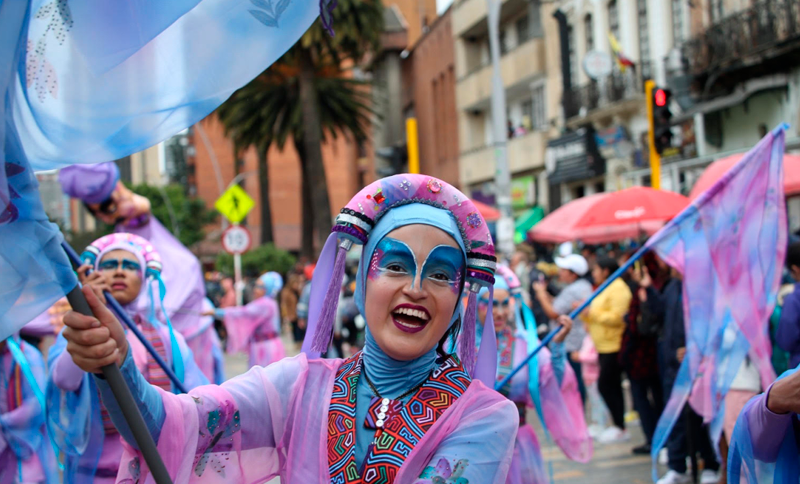 Bogotá Camina la Navidad por la Carrera Séptima