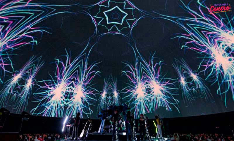Interior del Domo del planetario de Bogotá 