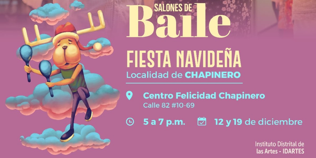 Afiche salones de baile.