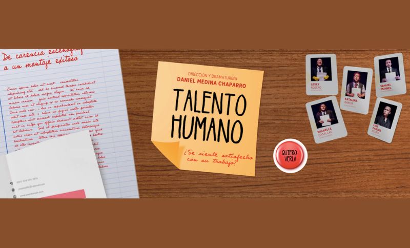 Flayer de la obra de teatro Talento Humano