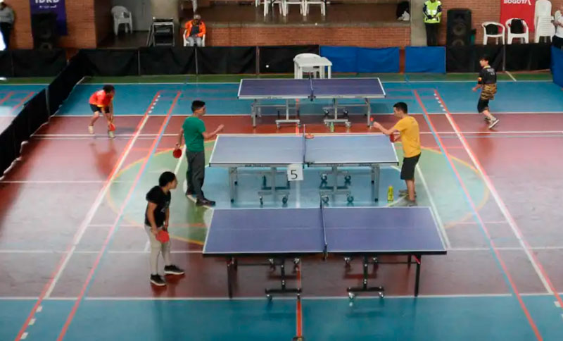 Bogotá recibe el Abierto Nacional y Paranacional de Tenis de Mesa