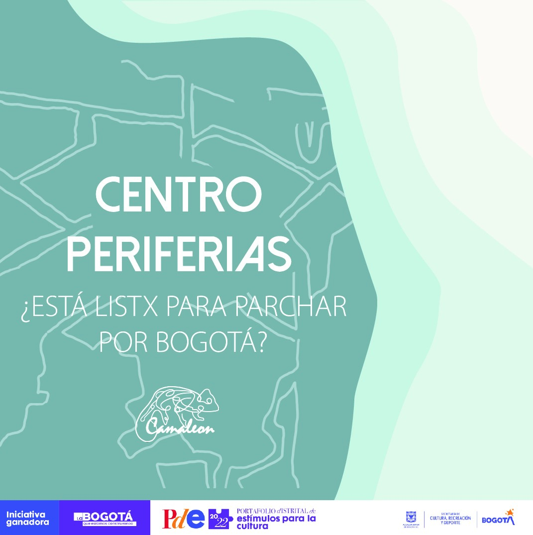 Flyer del proyecto. Solo contiene el nombre de la iniciativa y la pregunta, ¿esá listo o lista para parchar por Bogotá?