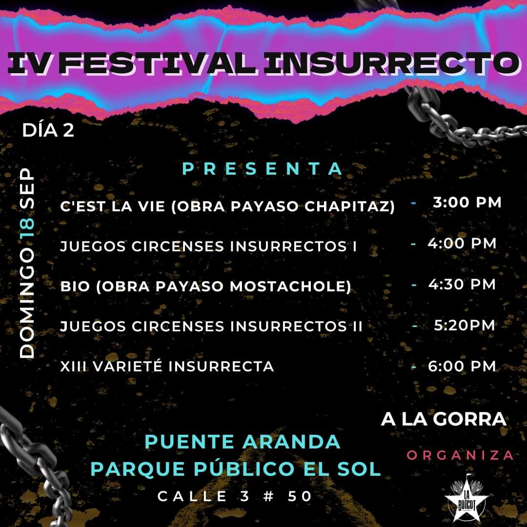 Programación del evento