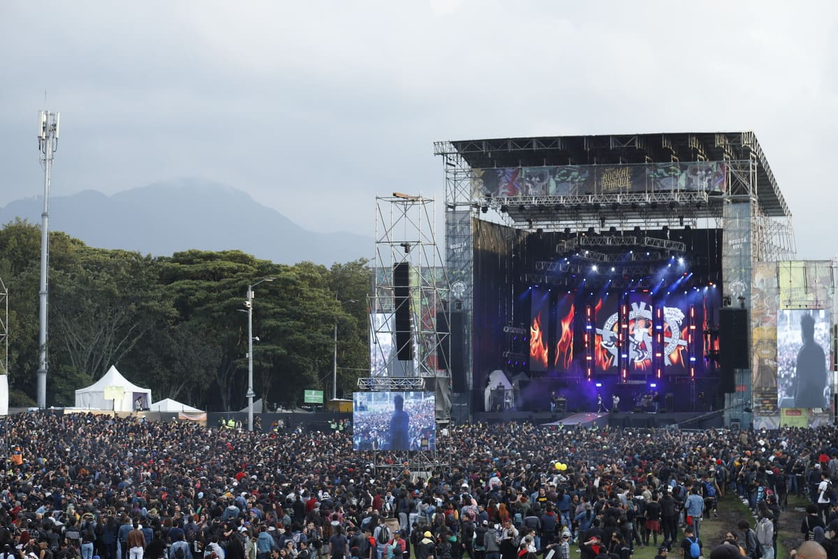 Parque Simón Bolívar lleno en rock al parque