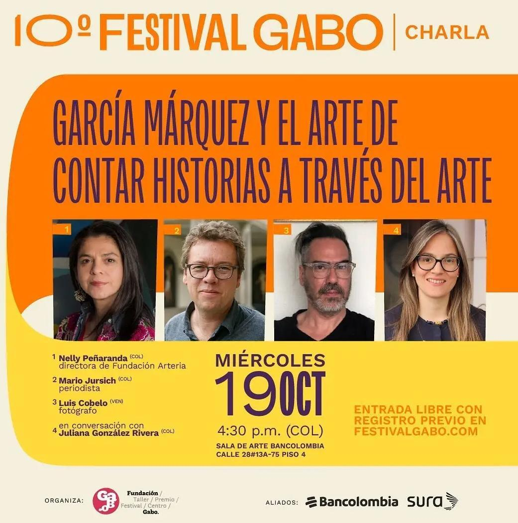 Charla relación de Gabo con el arte
