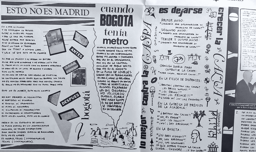 Inserto del disco GAITANISTA de la Orquesta Sinfónica de Chapinero