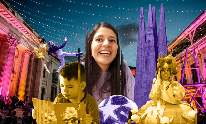 personas realizando actividades culturales y artísticas