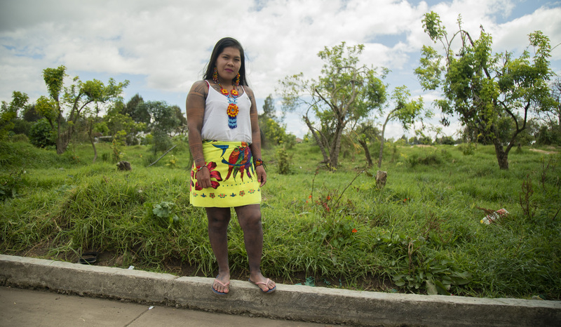 Yaneth Velásquez, mujer embera dodiba.