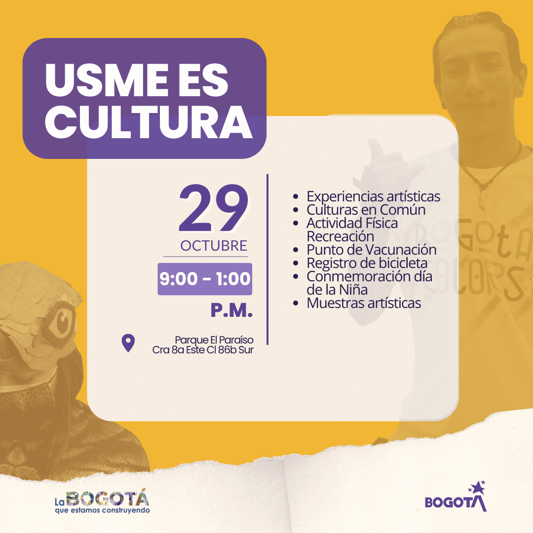 Pieza gráfica con dos imágenes de artistas en los extremos y la información del evento en el centro